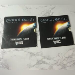 VINTAGE (2007) DISCOVERY CHANNEL’S PLANET EARTH SNEAK PREVIEW DVDs w/PLANT SEEDS